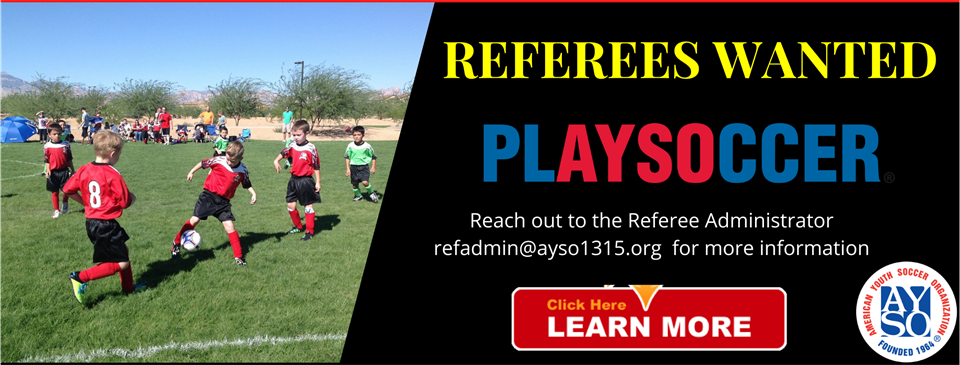 Referees - Wanted for the upcoming season 